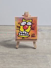 Image 2 of Spe 10 2.5x2.5 Inch Original Painting by Joey Mars