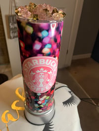 Image 1 of Iced Starbucks tumbler