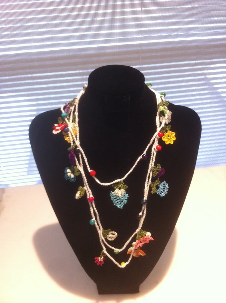 Image of OYA-"Tig Embroidery" Necklace