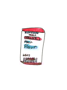 Image of Value brands limited edition print: Tesco Value