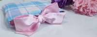 Image 3 of Cotton Candy Plaid Bow Book Keeper