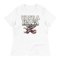 Image 1 of Ultra MAGA - Eagle Women's Relaxed T-Shirt from PatriotsCo.com