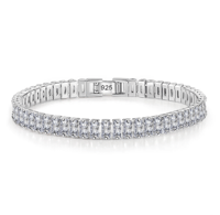 Silver Rhinestone Bracelet 