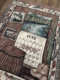 Image 2 of Vintage Fishing Trip Blanket