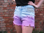 Image of Dip-dyed vintage LEE Festival shorts