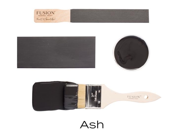 Image of Fusion mineral paint Ash ( dark grey) 