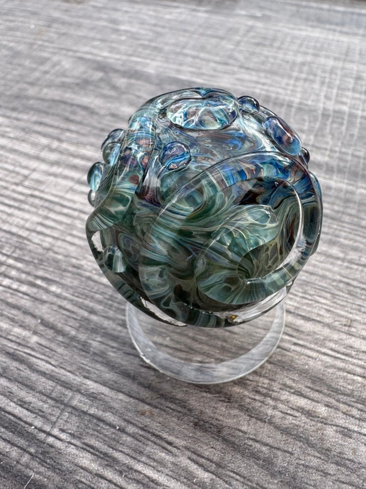 Image of Small Blue Textured Marble