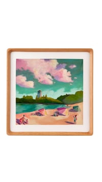 Image 5 of "Beach Day", 8x8" print