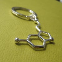 Image 2 of serotonin keychain