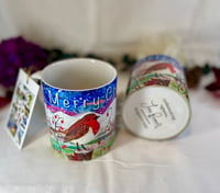 Image 7 of Christmas Robin Ceramic Mugs