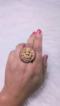 Image 3 of Goddess Laxmi Ring II_Adjustable Temple Ring