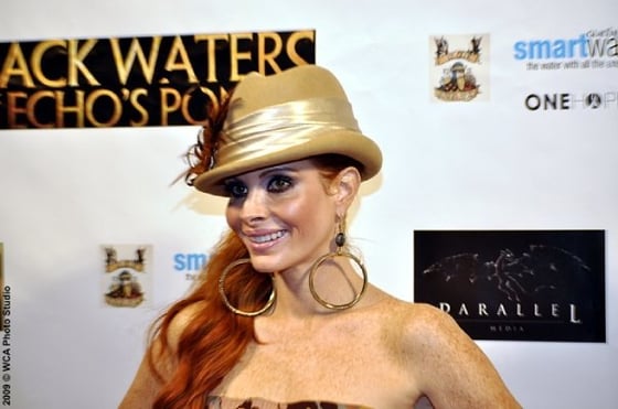 Image of Angelina Jolie - Fedora w/Feather