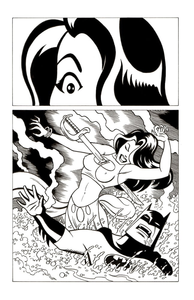 Bootleg Batman Adventures 2: pg. 4 original art