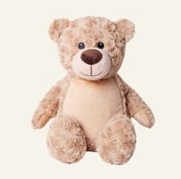 Beige Personalised Teddy Bear