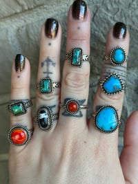 Image 1 of Small Stone Rings