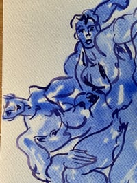 Image 4 of Watercolour ~ Blue Boys XIV