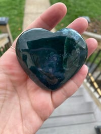 Image 3 of Moss Agate Heart