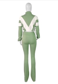 Image 1 of Colorblock Zipper Pants Set / PRE ORDER