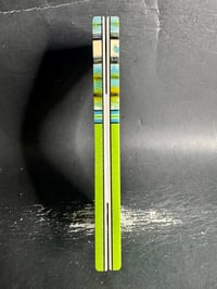 Image 4 of Mammoth Tusk & Glass Fiber GLOW Segmented Knife Scales 