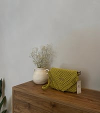 Pistacho clutch bag