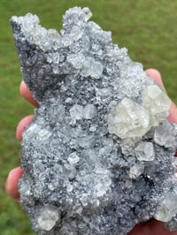 Image 18 of Quartz With UV Calcite & Green Fluorite Specimen #1842