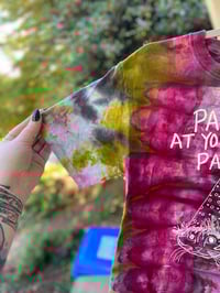 Image 2 of SMALL Party At Your Own Pace Tie Die Shirt 5