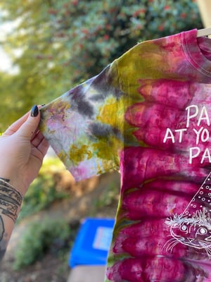 Image of SMALL Party At Your Own Pace Tie Die Shirt 5