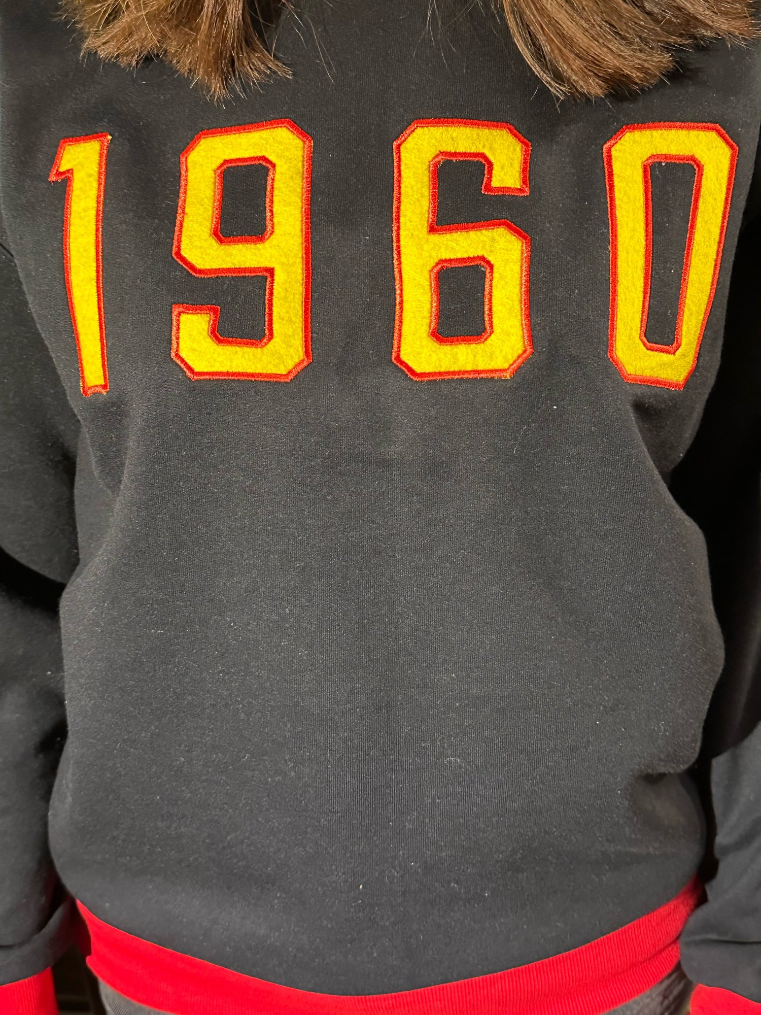 Image of Vintage Felt Established KC Football Sweatshirt