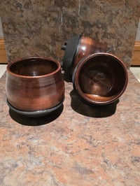 Image 1 of Bronze Cups with Black Feet