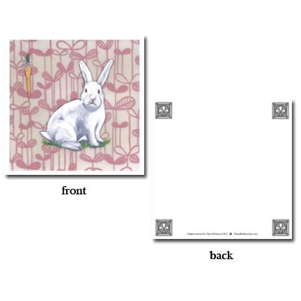 Image of White Rabbit - card