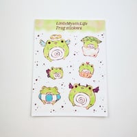 Image 2 of Frog Sticker Sheet 