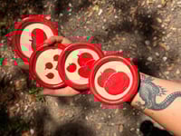 Image 2 of tomato coasters SET of 4