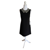 Image 1 of Betsy Johnson vintage  women’s 6 small black dress career formal wear 