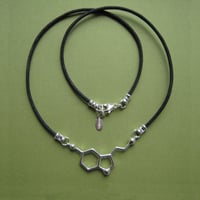 Image 4 of serotonin necklace - black