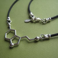 Image 3 of serotonin necklace - black