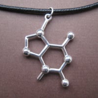 Image 2 of theobromine necklace - black