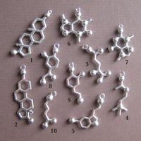 Image 3 of mixed molecular earrings
