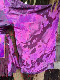 Image 4 of TULUM Tie dye co ord frill skirt  set 💜 purple pink