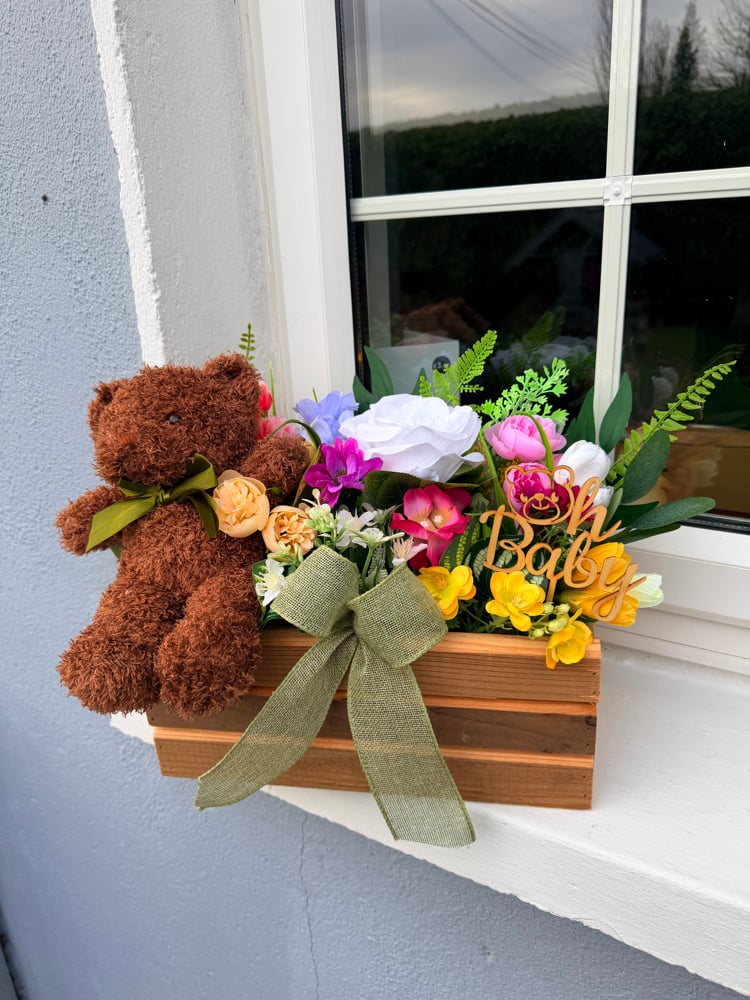 Image of New Baby 30cm Wooden Gift 