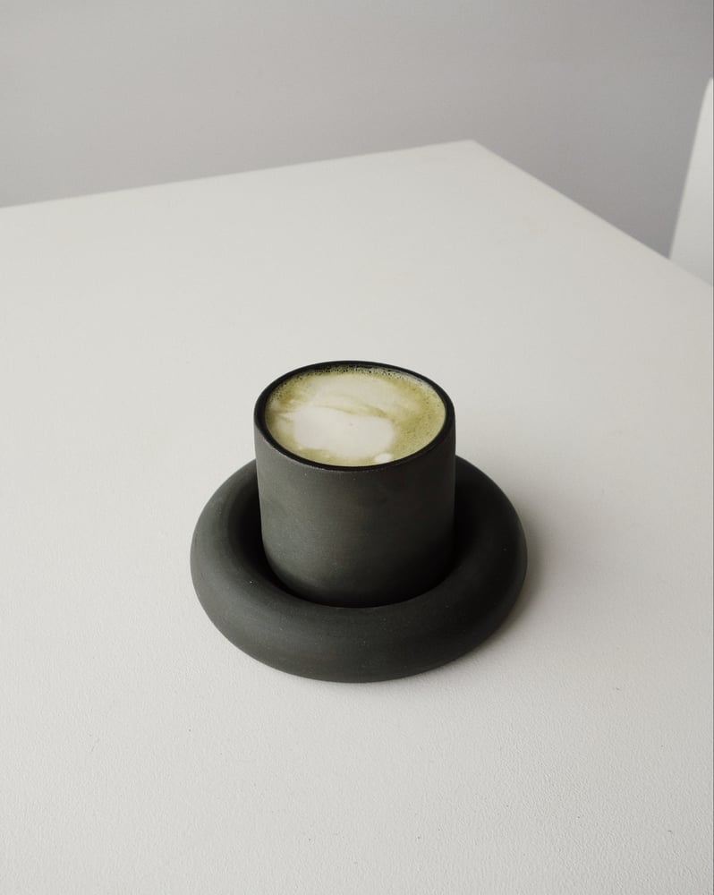Image of Cappuccino Set in Black