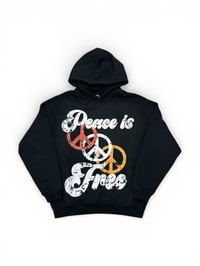 Image 1 of PEACEISFREE Retro Grunge Hoodie V2
