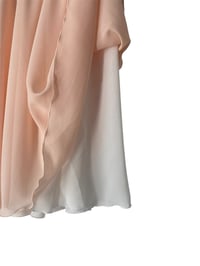 Image 2 of Reversible chiffon Double layer Rehearsal skirt ( Half circle skirt 180 degree)