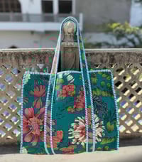 Image 4 of Cotton Quilted Tote
