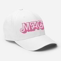 Image 3 of MAGA Barbie Themed - Flex Fit Closed Back Structured Twill Cap