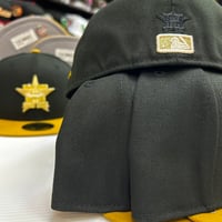 Image 3 of New Era 59Fifty Black Metallic Gold 