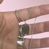 Image 1 of Moss aquamarine necklace 
