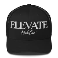 Image 4 of Elevate Embroidered Trucker Cap with mesh back