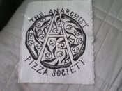 Image of The Anarchist Pizza Society Backpatches!!