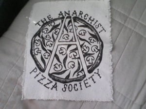 Image of The Anarchist Pizza Society Backpatches!!