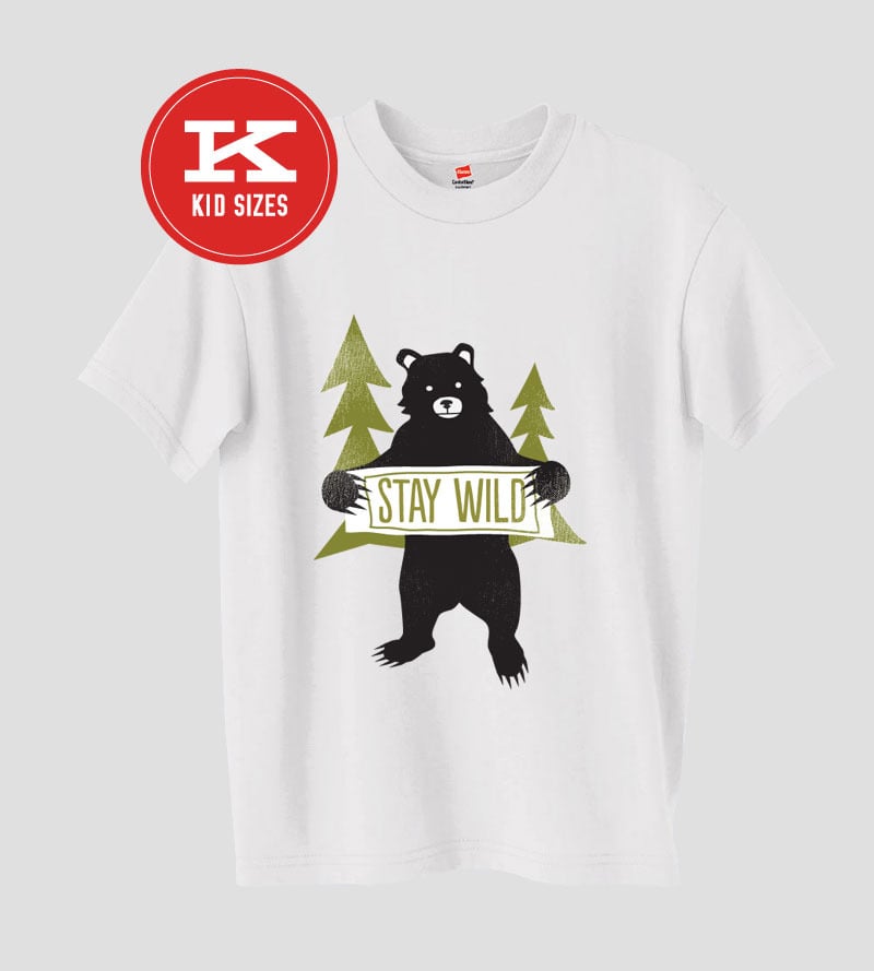 Image of Stay Wild (Kids) | Designed by Amy Sullivan